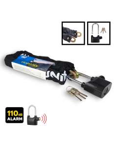 Candado de cadena con alarma