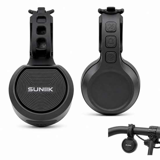 Timbre Bocina con Alarma Suniik para Patinete o Bicicleta