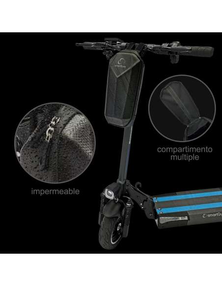 Bolsa delantera para patinetes eléctrico Smartgyro Carbono