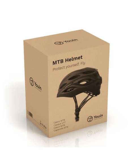 Youin Casco MTB con luz LED frontal y trasera