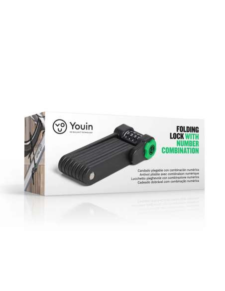 Youin Candado plegable con combinación numérica