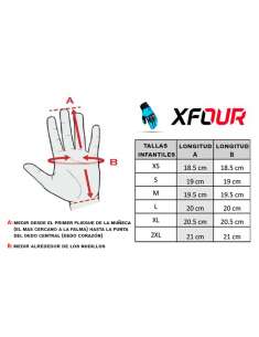 XFOUR GUANTE CROSS NIÑO PRO 2