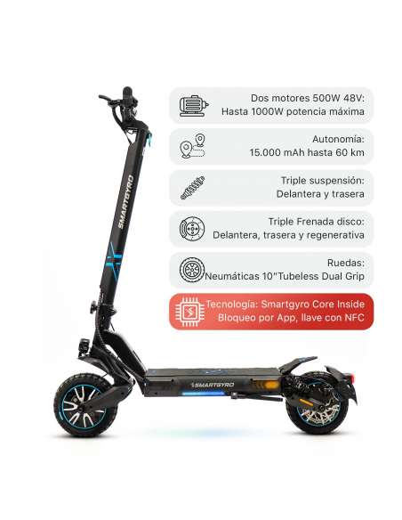 smartGyro CROSSOVER DUAL MAX 2 Certificado