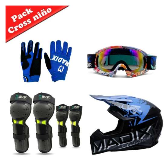 Pack protecciones Cross niño Madix