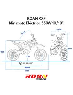 Roan RXF Minicross eléctrica 550W 10/10" 2