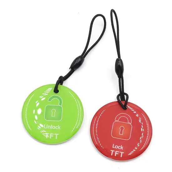 Tarjetas NFC verde-roja Teverun...