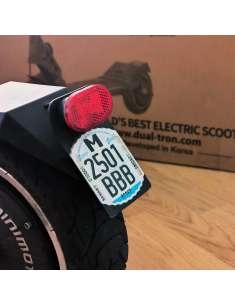 Matrícula patinete eléctrico VMP adhesivo 2