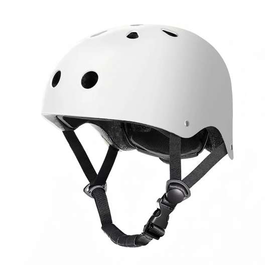 Casco patinete-bici regulable blanco
