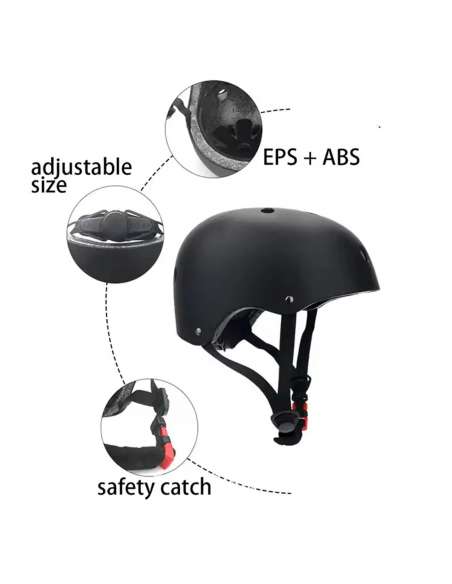 Casco patinete-bici regulable blanco