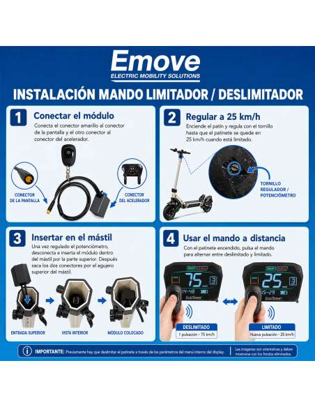Mando deslimitador / limitador Ecoxtrem Armored / M41 Tank (versión oculta)