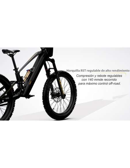 Roan RFN EVO PRO 24” 1000W 48V bicicleta eléctrica sin pedales