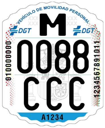 Matr&iacute;cula patinete el&eacute;ctrico